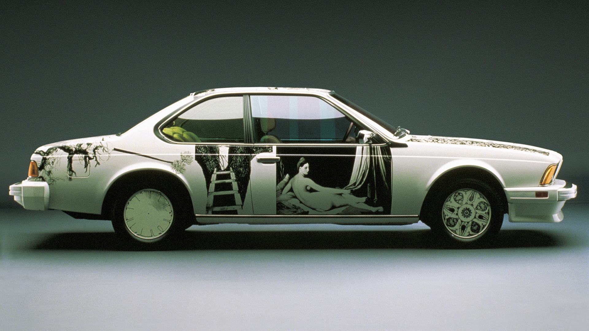 art automobile Robert Rauschenberg BMW 635 CSi bmw art car 