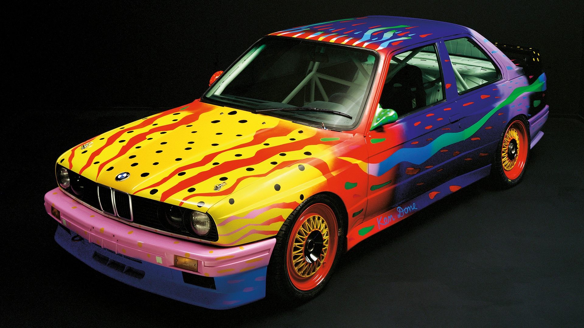 art automobile Ken Done BMW M3 Gruppe A bmw art car 