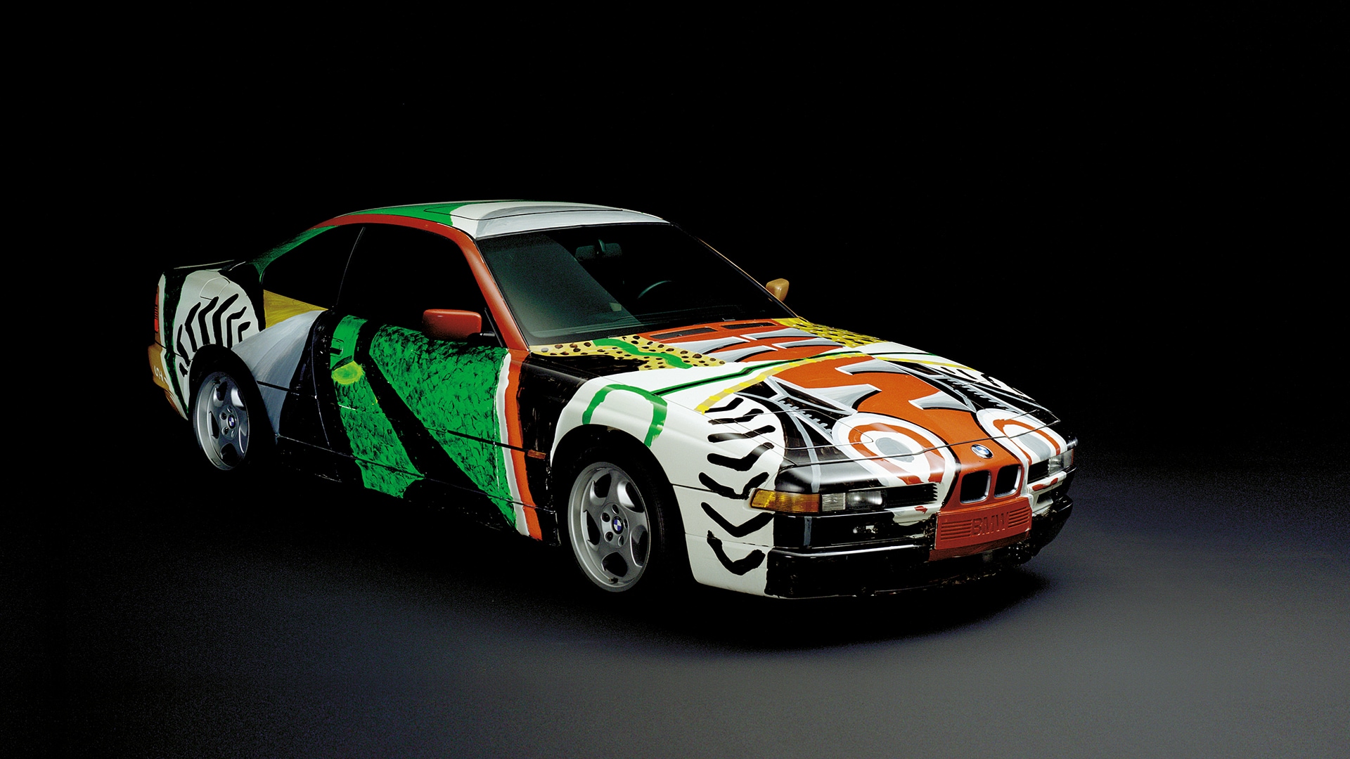 art automobile David Hockney BMW 850 CSi bmw art car 
