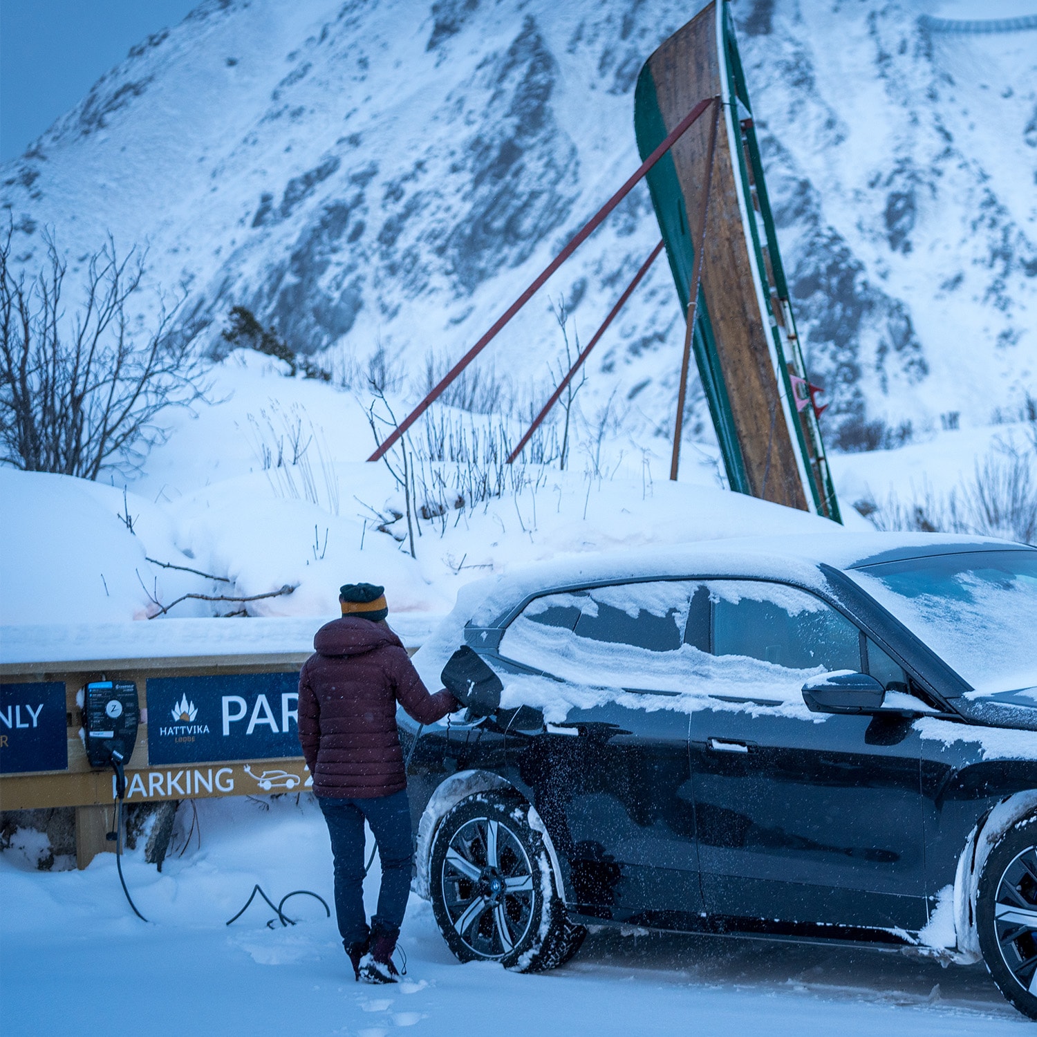 Sustainability, BMW iX, ski touring, Norway road trip, sustainable travel, sustainable sports, cross country road trip, electric mobility