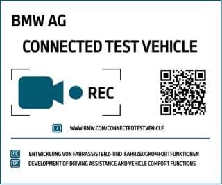 Identificação dos veículos de teste