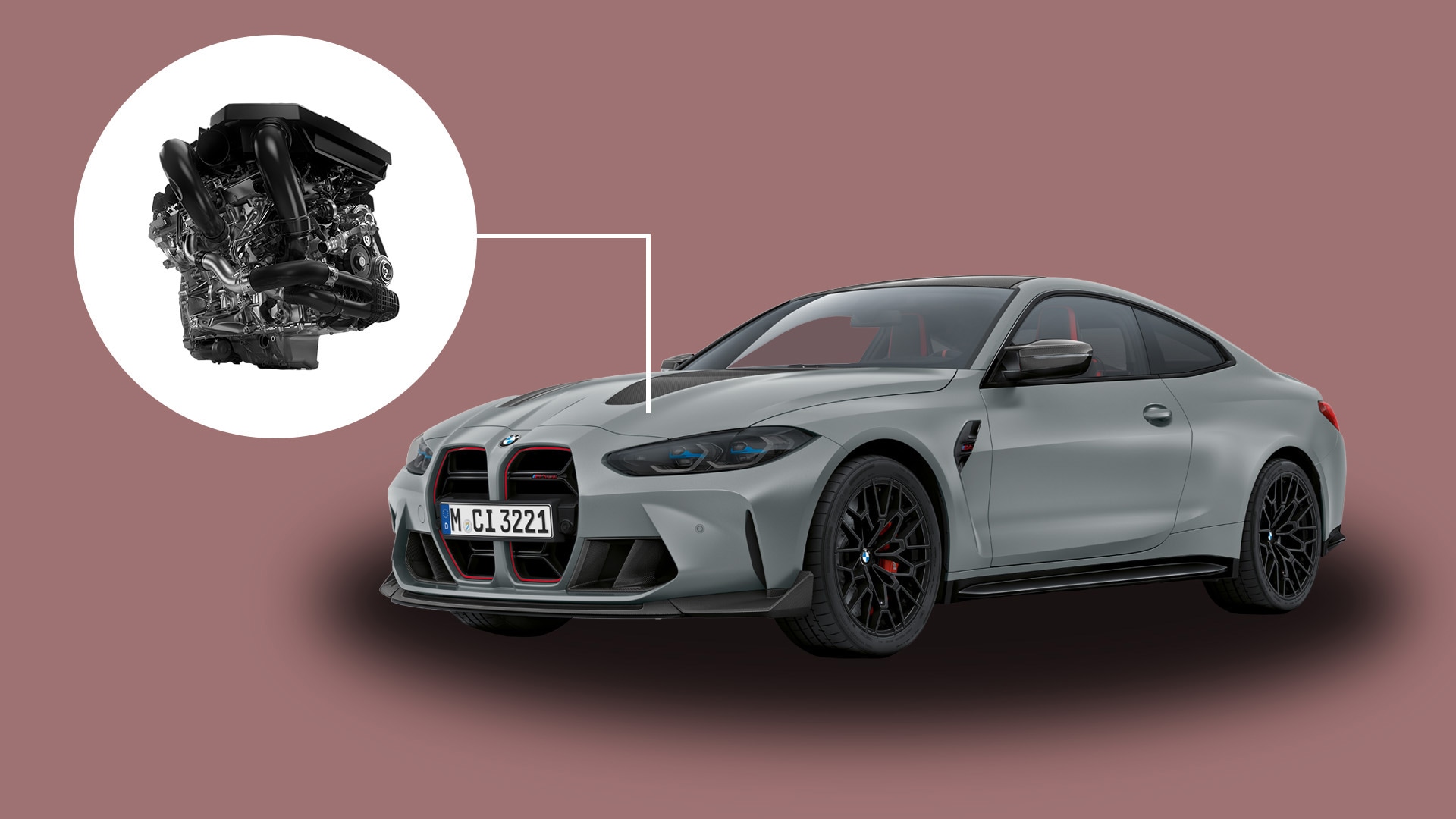 BMW M4 CSL S58 engine