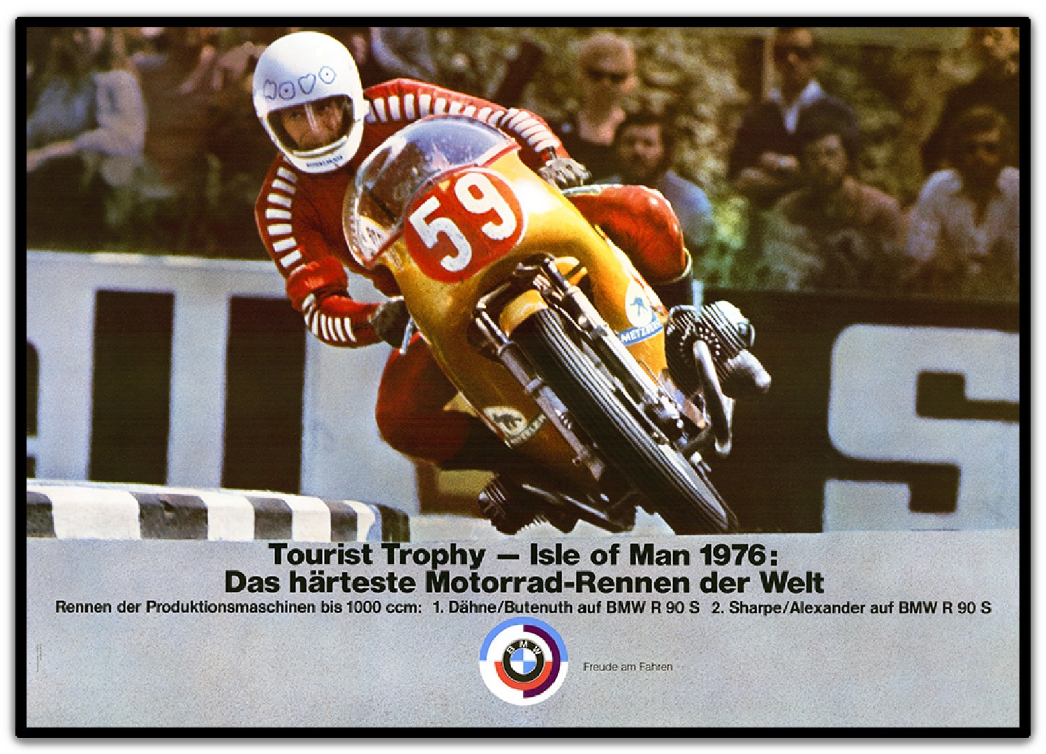 BMW beemer at the Isle of Man TT Races