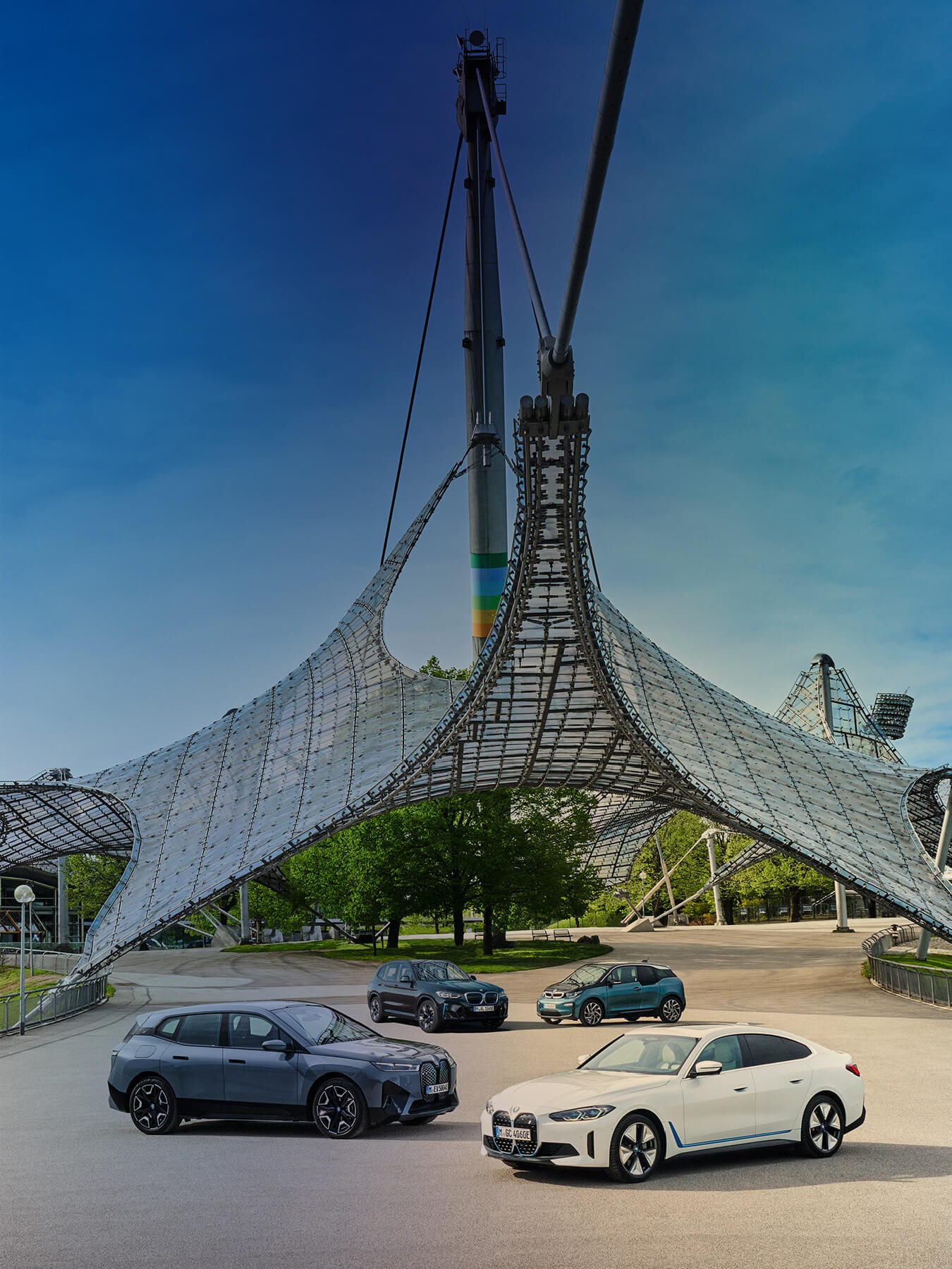 Line-up of BMW electric vehicles