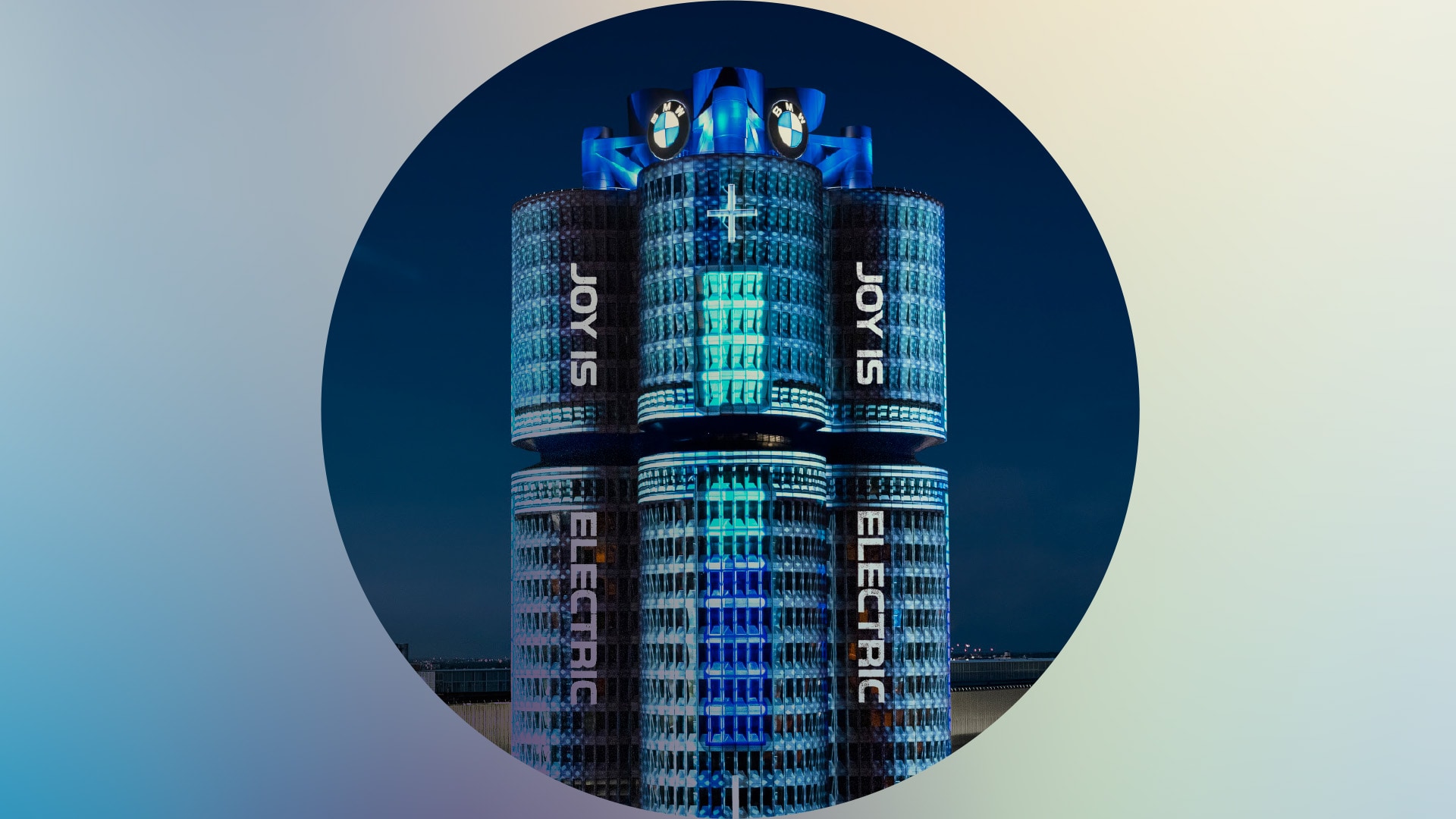 Light show at the headquarters - Why are we here?