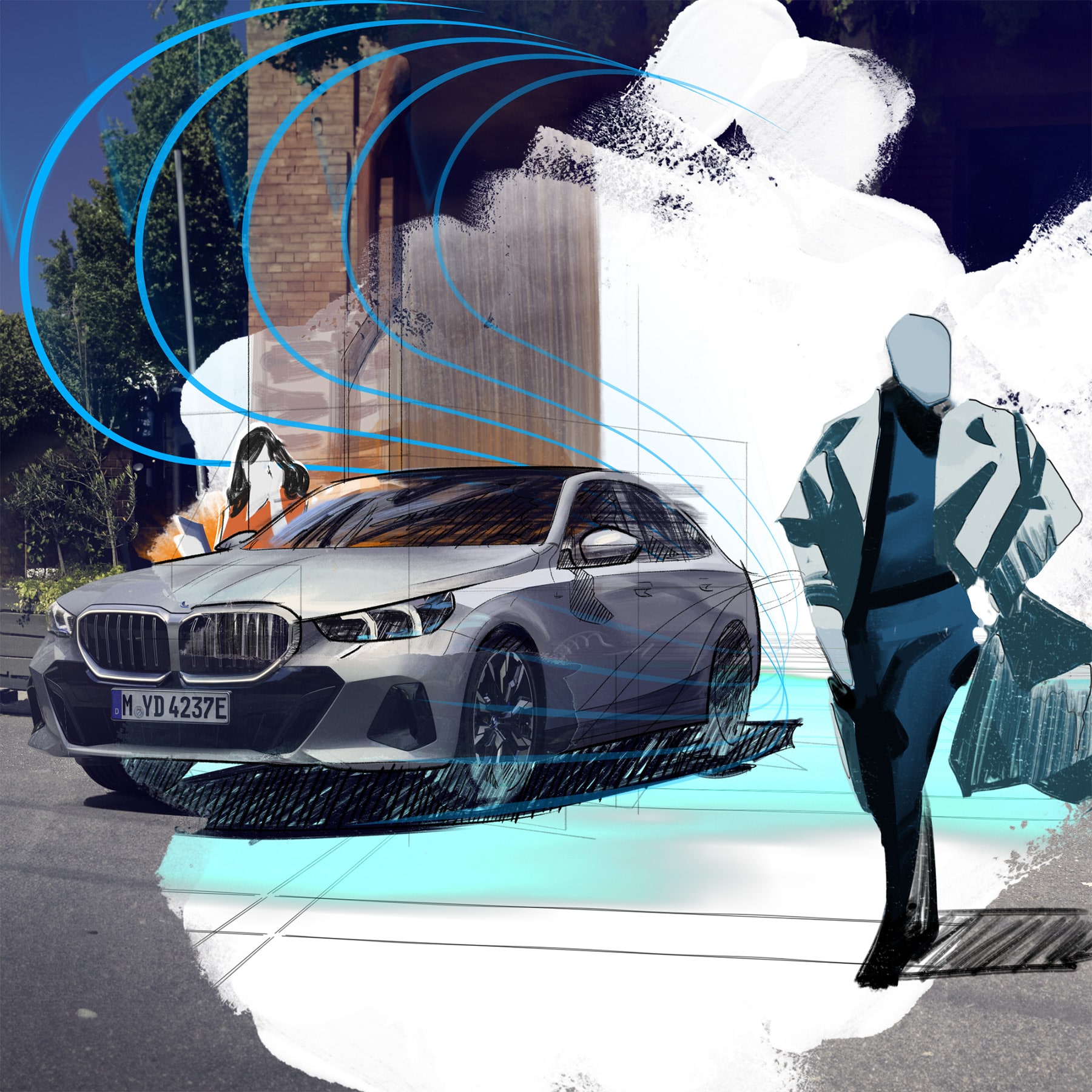 BMW i5, mobility, Highway Assistant 