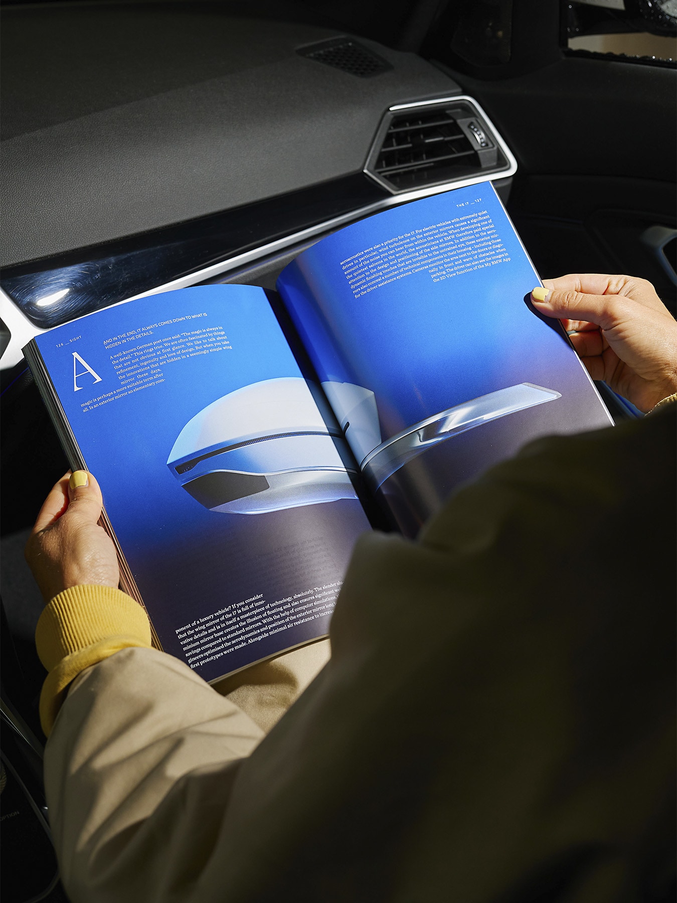 Behind the scenes. The photo shoot for the BMW i7 for the first issue of FREUDE.FOREVER.