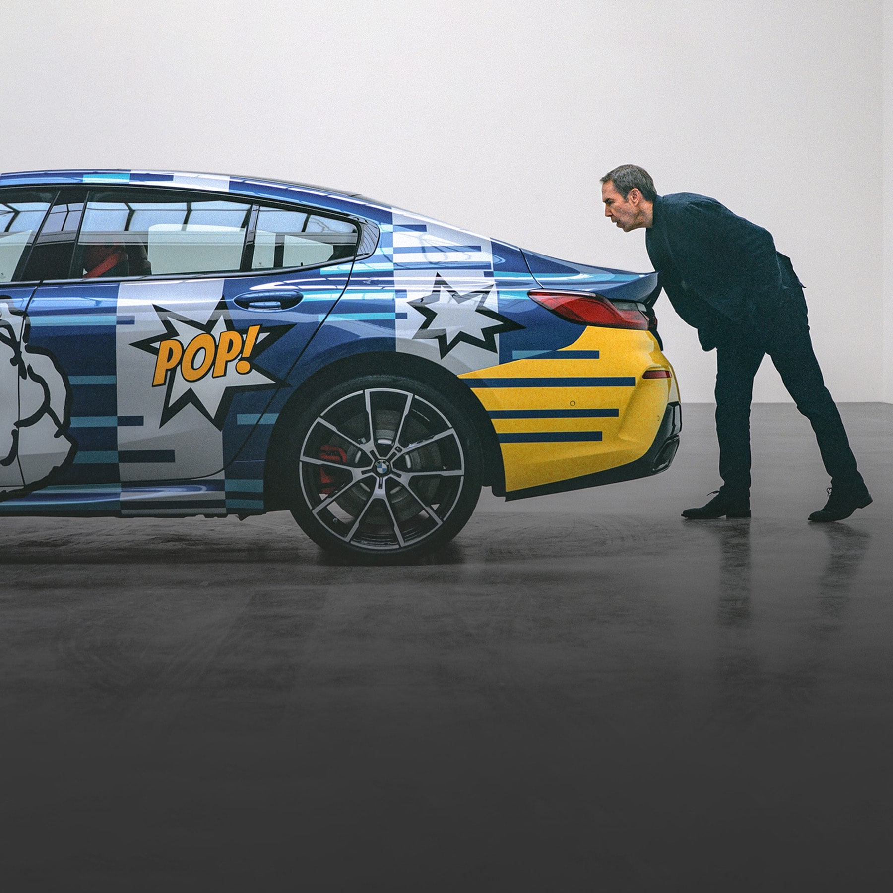 When an artist creates his dream car himself...