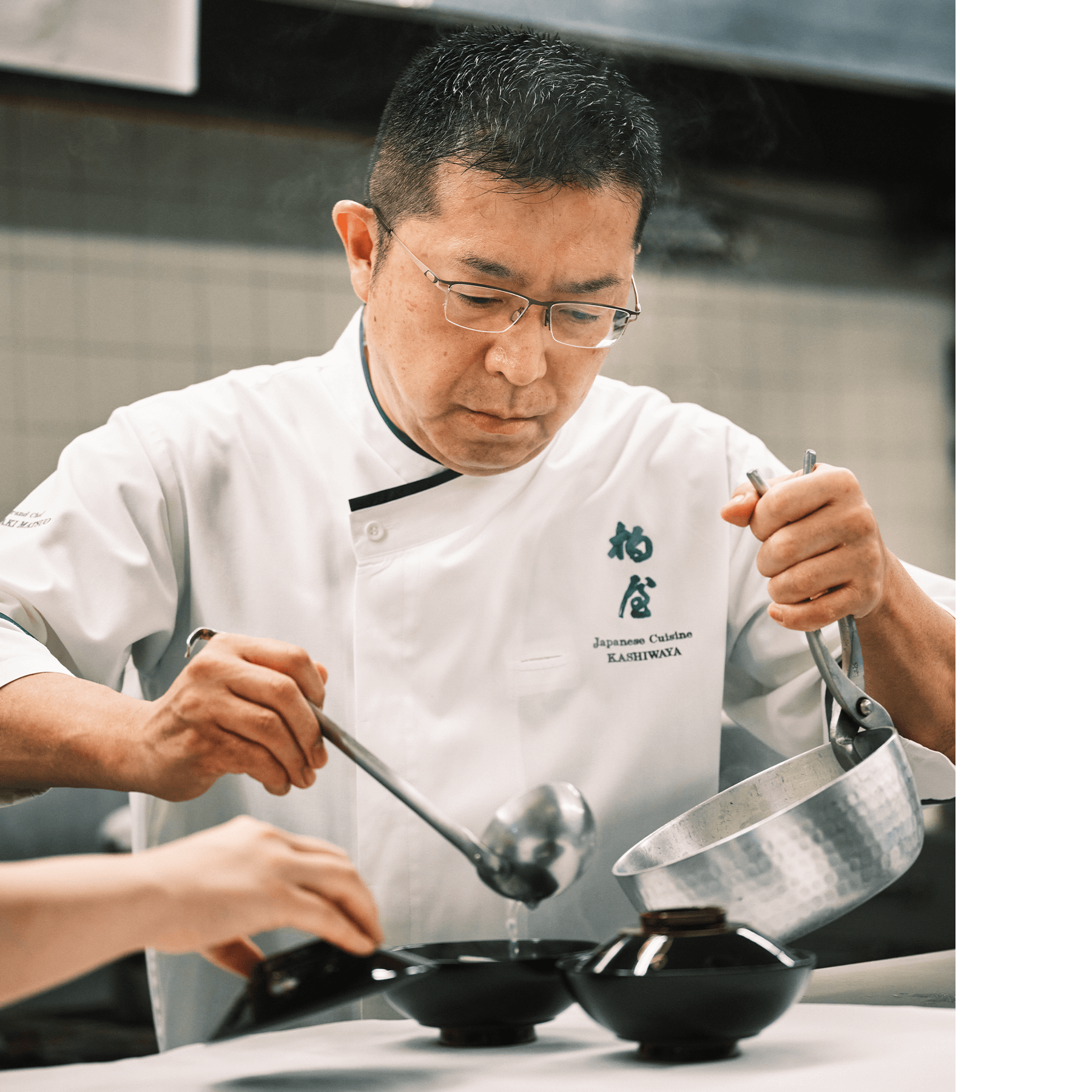 Hideaki Matsuo, chef, Kashiwaya restaurant