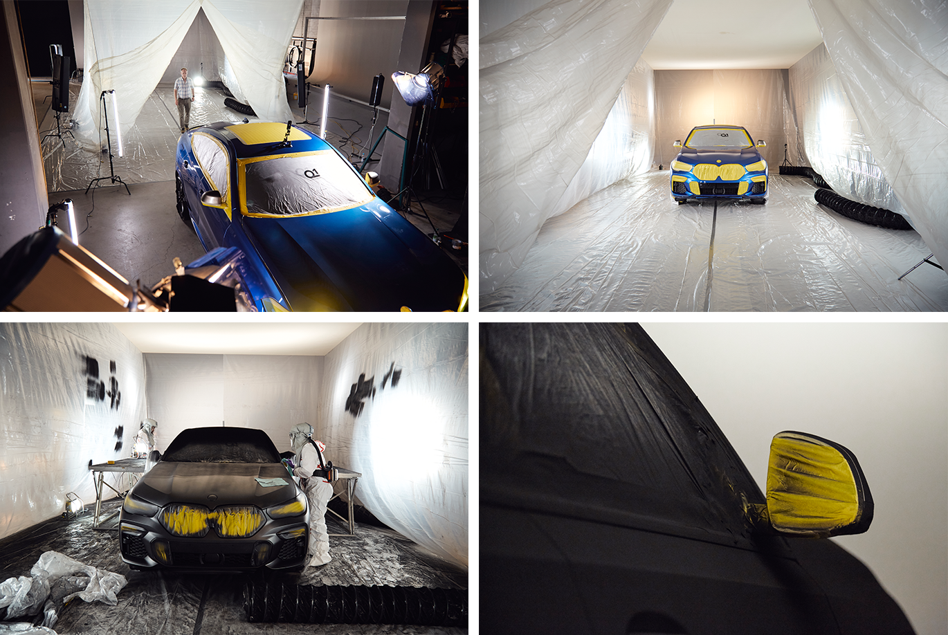 BMW X6 Vantablack surface